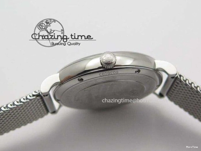 MIROTIME 0810 Portofino SCHAFFHAUSEN SS MKF 1:1 Best Edition Blue Dial On Mesh Bracelet A Versatile 7338